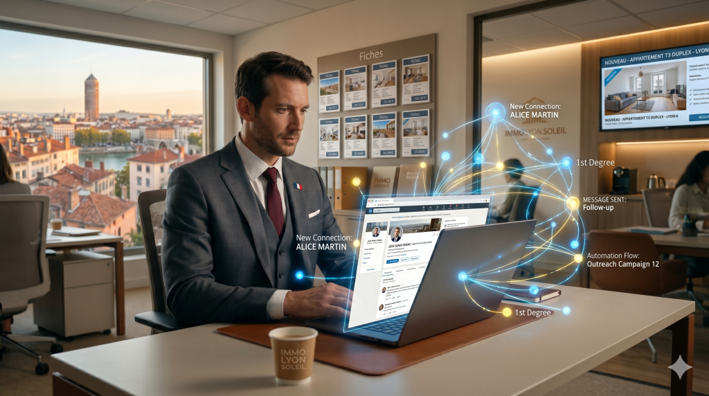 PME de 10 personnes a automatisé sa prospection LinkedIn